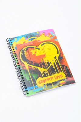 Блокнот на спіралі, А6, 48 аркушів